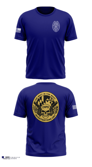 Old School Cotton Feel Shirt, Capitol Heights Police Dept., Police, Teamtime, Team time, sublimation, custom sports apparel, team uniforms, spirit wear, spiritwear, sports uniforms, custom shirts, team store, custom team store, fundraiser sports, apparel fundraiser