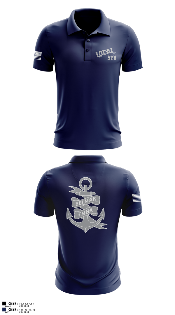 Short Sleeve Performance Polo, Belmar Ems 378, EMS/EMT, Teamtime, Team time, sublimation, custom sports apparel, team uniforms, spirit wear, spiritwear, sports uniforms, custom shirts, team store, custom team store, fundraiser sports, apparel fundraiser