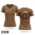 MSRON Women's Short Sleeve V-neck Shirt - 1