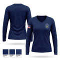 Walker River police 10881135 Women's Long Sleeve V-neck Shirt - 1