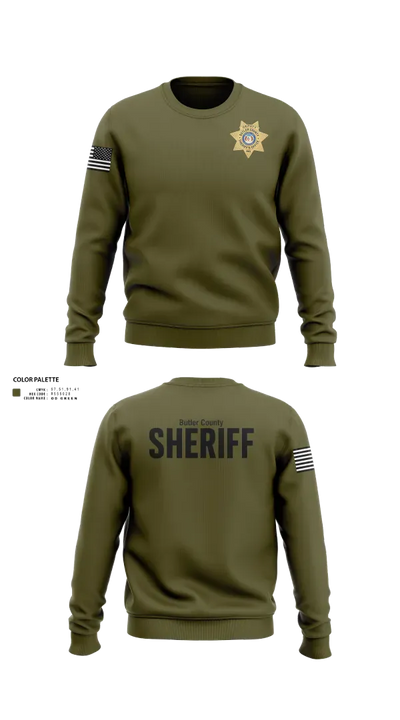 Butler County Sheriff’s Department 87460100 Crew Neck Sweatshirt - 22