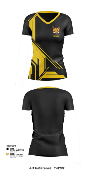 Womens Short Sleeve Vneck Shirt, Gilbert Sena High School, Spirit Store, Teamtime, Team time, sublimation, custom sports apparel, team uniforms, spirit wear, spiritwear, sports uniforms, custom shirts, team store, custom team store, fundraiser sports, apparel fundraiser