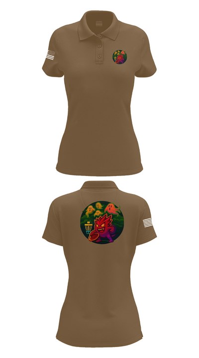 Disc golf 30921940 Women's Short Sleeve Performance Polo  - 7