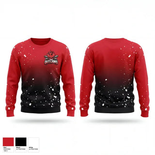 Crew Neck Sweatshirt, DownEast Outlaws, Baseball, Teamtime, Team time, sublimation, custom sports apparel, team uniforms, spirit wear, spiritwear, sports uniforms, custom shirts, team store, custom team store, fundraiser sports, apparel fundraiser