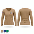 CSG Women's Long Sleeve V-neck Shirt - 1