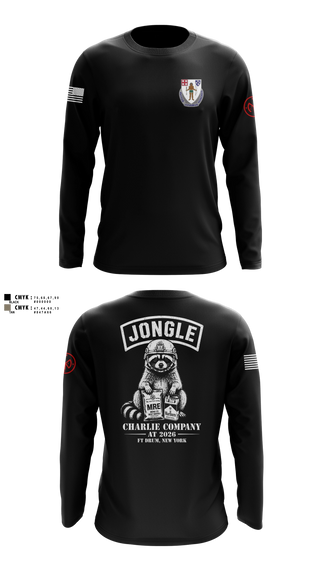 Long Sleeve Performance Shirt, 1/182 1st Platoon, National Guard, Teamtime, Team time, sublimation, custom sports apparel, team uniforms, spirit wear, spiritwear, sports uniforms, custom shirts, team store, custom team store, fundraiser sports, apparel fundraiser