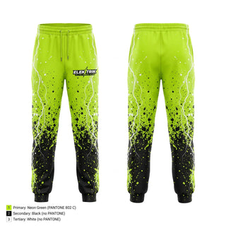 Sweatpants, ELEKTRIK ELITE TRACK CLUB, Track & Field, Teamtime, Team time, sublimation, custom sports apparel, team uniforms, spirit wear, spiritwear, sports uniforms, custom shirts, team store, custom team store, fundraiser sports, apparel fundraiser