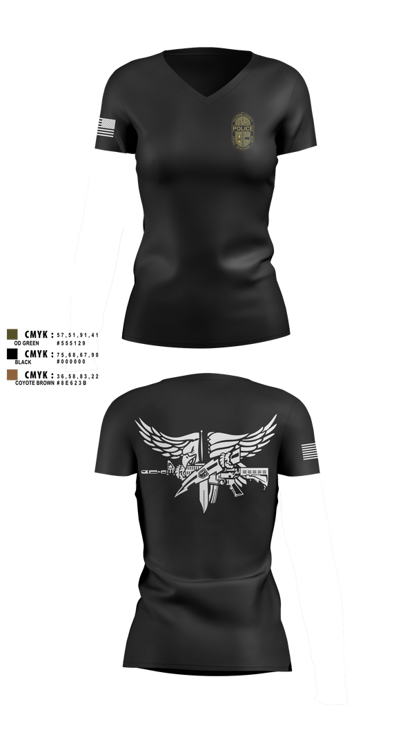 Womens Short Sleeve Vneck Shirt, DAUPHIN COUNTY CRT, , Teamtime, Team time, sublimation, custom sports apparel, team uniforms, spirit wear, spiritwear, sports uniforms, custom shirts, team store, custom team store, fundraiser sports, apparel fundraiser