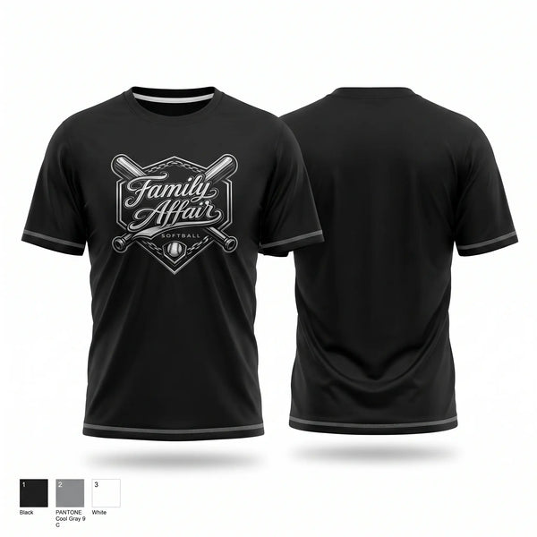 Short Sleeve Performance Shirt, Family affair, Softball, Teamtime, Team time, sublimation, custom sports apparel, team uniforms, spirit wear, spiritwear, sports uniforms, custom shirts, team store, custom team store, fundraiser sports, apparel fundraiser