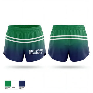 Womens Shorts, Thompson Pharmacy, Baseball, Teamtime, Team time, sublimation, custom sports apparel, team uniforms, spirit wear, spiritwear, sports uniforms, custom shirts, team store, custom team store, fundraiser sports, apparel fundraiser
