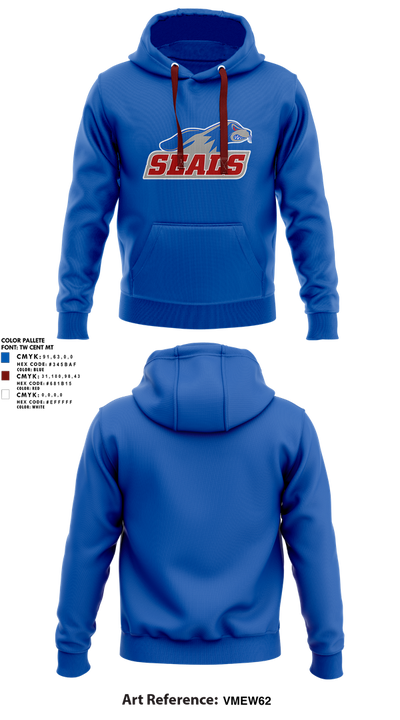 Selinsgrove Area Youth Football League 93398584 Hoodie - 2