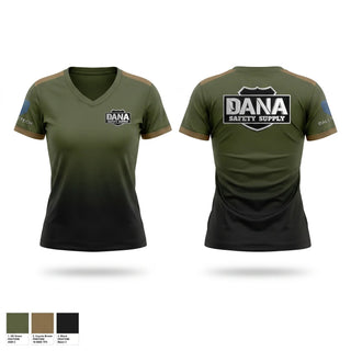 Womens Short Sleeve Vneck Shirt, Dana Safety Supply, , Teamtime, Team time, sublimation, custom sports apparel, team uniforms, spirit wear, spiritwear, sports uniforms, custom shirts, team store, custom team store, fundraiser sports, apparel fundraiser