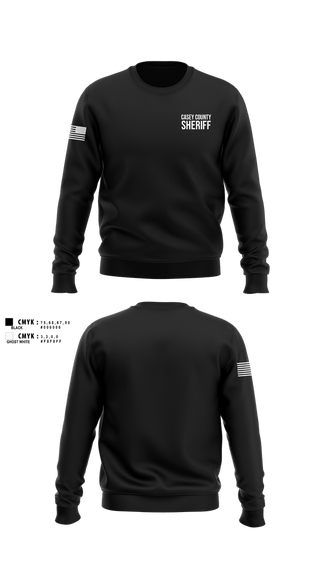 Crew Neck Sweatshirt, Casey County Sheriff, Police, Teamtime, Team time, sublimation, custom sports apparel, team uniforms, spirit wear, spiritwear, sports uniforms, custom shirts, team store, custom team store, fundraiser sports, apparel fundraiser