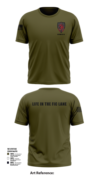 III MEF G-9 26975177 Short Sleeve Performance Shirt - 101