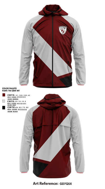 Bullitt Central High School 13942072 Windbreaker - 1
