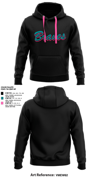 Hoodie, Salina Braves, Softball, Teamtime, Team time, sublimation, custom sports apparel, team uniforms, spirit wear, spiritwear, sports uniforms, custom shirts, team store, custom team store, fundraiser sports, apparel fundraiser