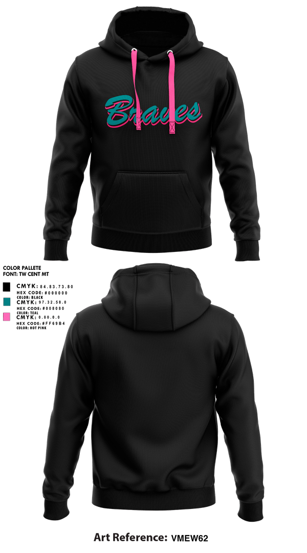 Hoodie, Salina Braves, Softball, Teamtime, Team time, sublimation, custom sports apparel, team uniforms, spirit wear, spiritwear, sports uniforms, custom shirts, team store, custom team store, fundraiser sports, apparel fundraiser