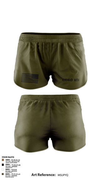 Ranger Panties, Chisago County K9 Unit, , Teamtime, Team time, sublimation, custom sports apparel, team uniforms, spirit wear, spiritwear, sports uniforms, custom shirts, team store, custom team store, fundraiser sports, apparel fundraiser