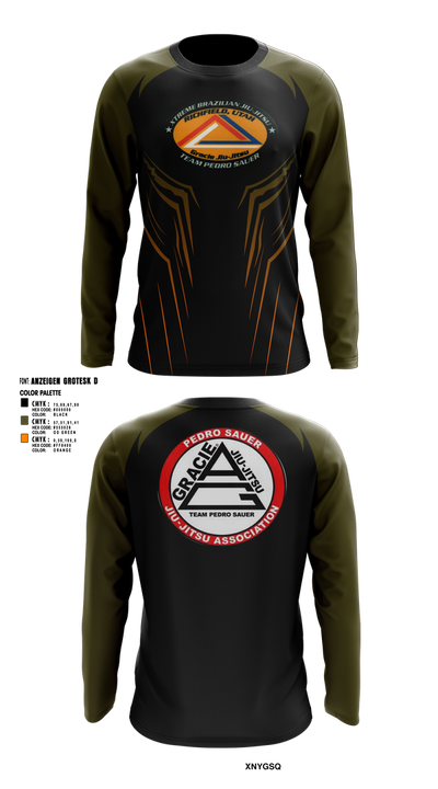 Xtreme Brazilian Jiu Jitsu 9348436 Long Sleeve Performance Shirt 2