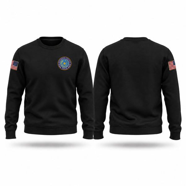 Crew Neck Sweatshirt, Minnie Rodgers, Police, Teamtime, Team time, sublimation, custom sports apparel, team uniforms, spirit wear, spiritwear, sports uniforms, custom shirts, team store, custom team store, fundraiser sports, apparel fundraiser