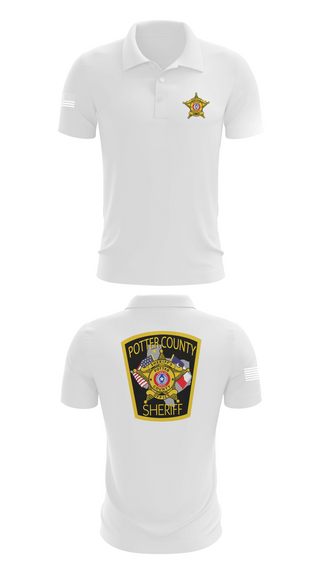Short Sleeve Performance Polo, Potter County Sheriff's Office, Police, Teamtime, Team time, sublimation, custom sports apparel, team uniforms, spirit wear, spiritwear, sports uniforms, custom shirts, team store, custom team store, fundraiser sports, apparel fundraiser