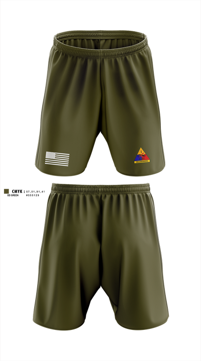 261st War Pigeons Athletic Shorts With Pockets - 101