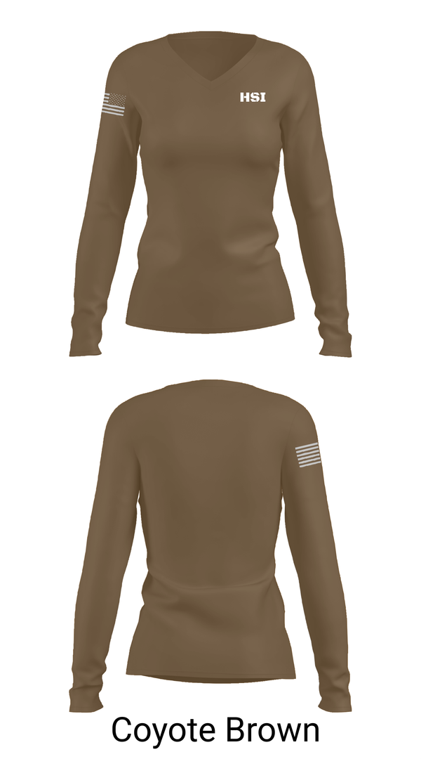 Womens Long Sleeve Vneck Shirt, HSI, , Teamtime, Team time, sublimation, custom sports apparel, team uniforms, spirit wear, spiritwear, sports uniforms, custom shirts, team store, custom team store, fundraiser sports, apparel fundraiser
