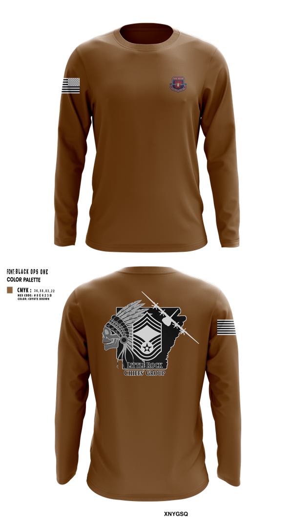 Long Sleeve Performance Shirt, LRAFB Chiefs Group, , Teamtime, Team time, sublimation, custom sports apparel, team uniforms, spirit wear, spiritwear, sports uniforms, custom shirts, team store, custom team store, fundraiser sports, apparel fundraiser