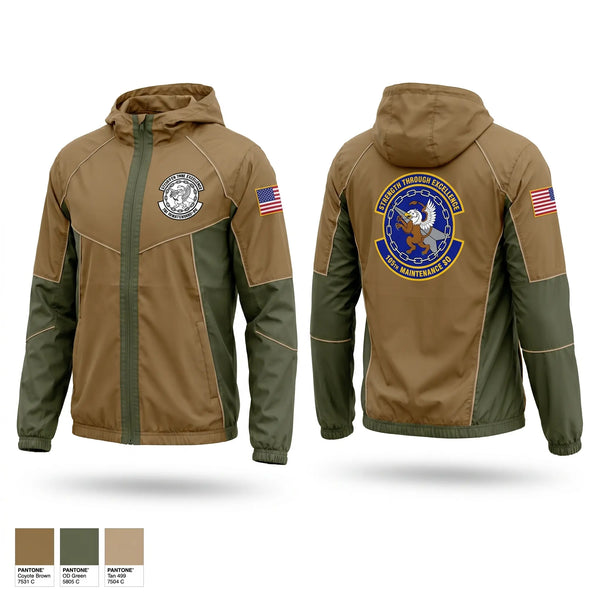 Windbreaker, 105th maintenance squadron, Air Force, Teamtime, Team time, sublimation, custom sports apparel, team uniforms, spirit wear, spiritwear, sports uniforms, custom shirts, team store, custom team store, fundraiser sports, apparel fundraiser