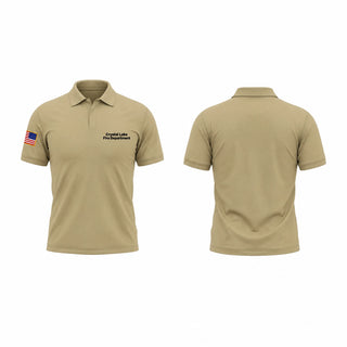 Short Sleeve Performance Polo, Crystal Lake Fire Department, Fire Department, Teamtime, Team time, sublimation, custom sports apparel, team uniforms, spirit wear, spiritwear, sports uniforms, custom shirts, team store, custom team store, fundraiser sports, apparel fundraiser