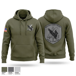 Hoodie, Waukesha County Sheriff’s Department Tactical Enforcement Unit, Police, Teamtime, Team time, sublimation, custom sports apparel, team uniforms, spirit wear, spiritwear, sports uniforms, custom shirts, team store, custom team store, fundraiser sports, apparel fundraiser