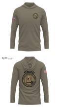CTANG Therapy Dog Program Long Sleeve hooded sunshirt - 5