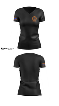 NYPD NARCOTICS K9 Women's Short Sleeve V-neck Shirt - 10