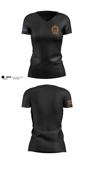 Womens Short Sleeve Vneck Shirt, NYPD NARCOTICS K9, Police, Teamtime, Team time, sublimation, custom sports apparel, team uniforms, spirit wear, spiritwear, sports uniforms, custom shirts, team store, custom team store, fundraiser sports, apparel fundraiser