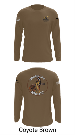 Long Sleeve Performance Shirt, NJROTC Apache Company, , Teamtime, Team time, sublimation, custom sports apparel, team uniforms, spirit wear, spiritwear, sports uniforms, custom shirts, team store, custom team store, fundraiser sports, apparel fundraiser