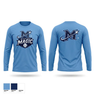 Long Sleeve Performance Shirt, Michiana Magic, Baseball, Teamtime, Team time, sublimation, custom sports apparel, team uniforms, spirit wear, spiritwear, sports uniforms, custom shirts, team store, custom team store, fundraiser sports, apparel fundraiser