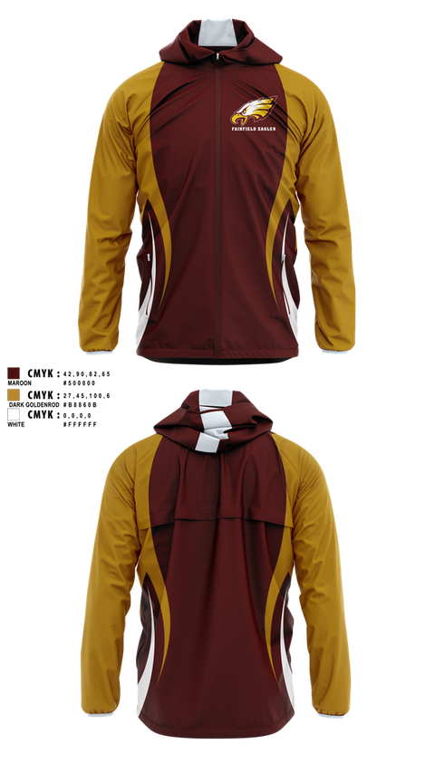 Windbreaker, Fairfield Eagles, Spirit Store, Teamtime, Team time, sublimation, custom sports apparel, team uniforms, spirit wear, spiritwear, sports uniforms, custom shirts, team store, custom team store, fundraiser sports, apparel fundraiser