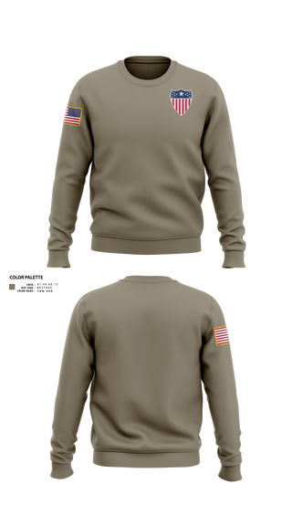 Crew Neck Sweatshirt, 38th RSG, Army, Teamtime, Team time, sublimation, custom sports apparel, team uniforms, spirit wear, spiritwear, sports uniforms, custom shirts, team store, custom team store, fundraiser sports, apparel fundraiser