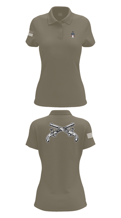 712th MP Co 21611844 Women's Short Sleeve Performance Polo  - 75