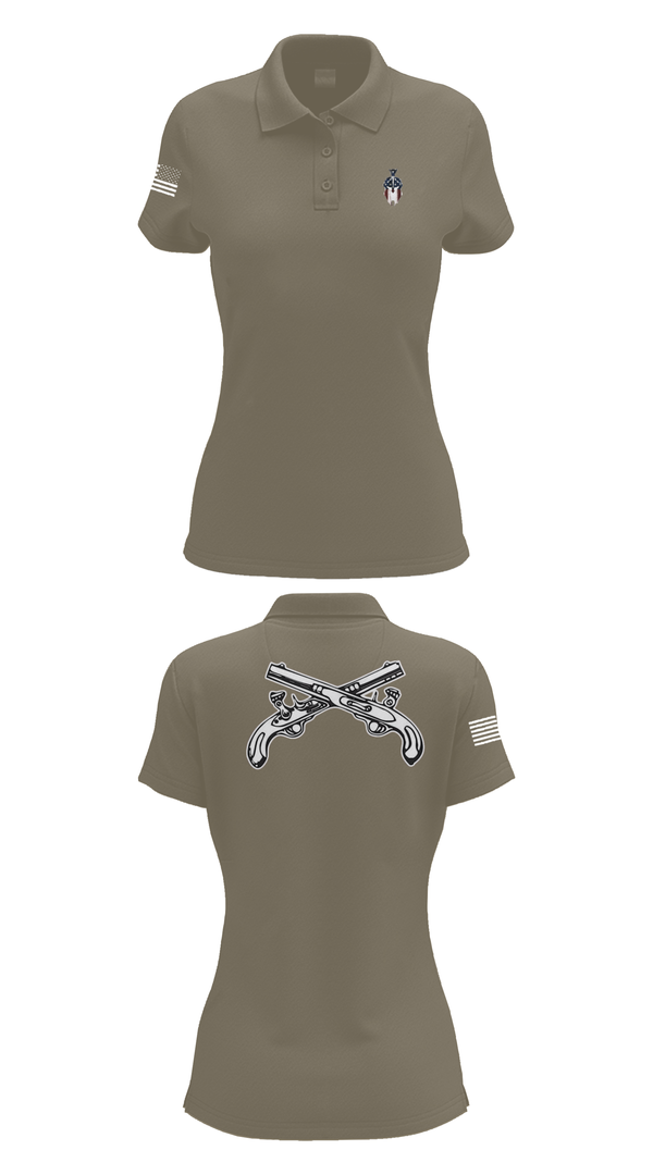 Womens Short Sleeve Performance Polo, 712th MP Co, , Teamtime, Team time, sublimation, custom sports apparel, team uniforms, spirit wear, spiritwear, sports uniforms, custom shirts, team store, custom team store, fundraiser sports, apparel fundraiser
