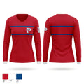 Braelyn Howard Women's Long Sleeve V-neck Shirt - 1