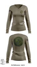 Charlie PLT 1051 96363739 Women's Long Sleeve V-neck Shirt - 102