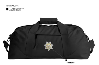 Duffle Bag, Department of Public Safety, Police, Teamtime, Team time, sublimation, custom sports apparel, team uniforms, spirit wear, spiritwear, sports uniforms, custom shirts, team store, custom team store, fundraiser sports, apparel fundraiser