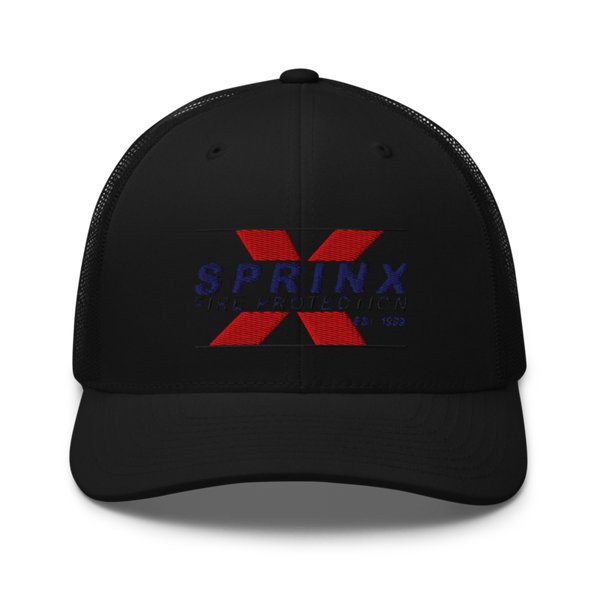 SPRINX FIRE PROTECTION 22334846 Retro Trucker Hat | Yupoong 6606