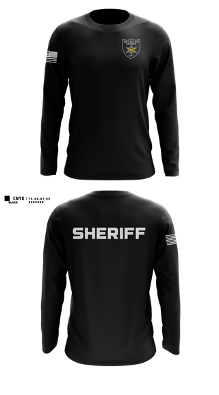 Long Sleeve Performance Shirt, Wetzel County Sheriff, Police, Teamtime, Team time, sublimation, custom sports apparel, team uniforms, spirit wear, spiritwear, sports uniforms, custom shirts, team store, custom team store, fundraiser sports, apparel fundraiser