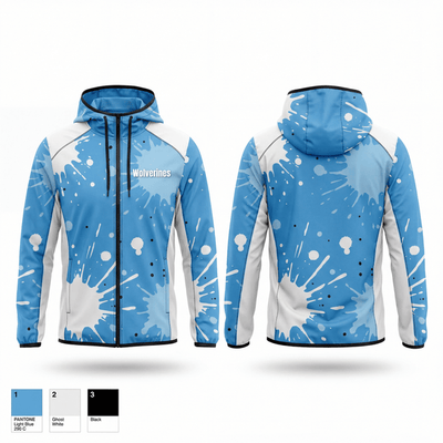 Wolverines 61477773 Zip Hoodie - 1
