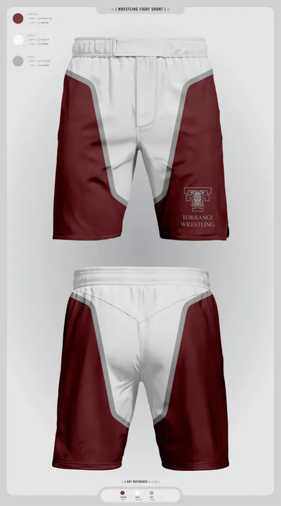 Torrance Wrestling 54708055 Fight Shorts - 2