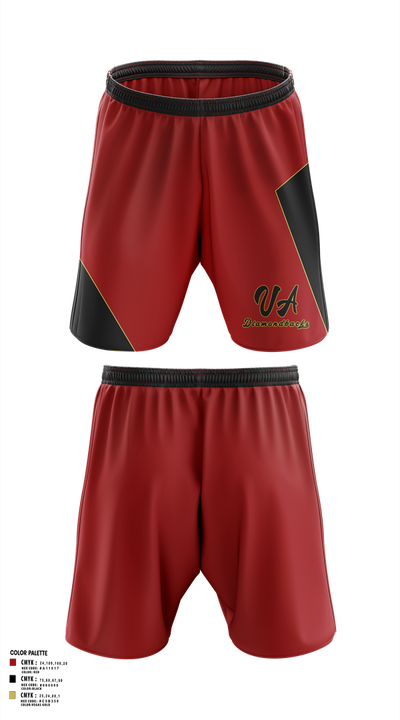VA Diamondbacks 70273555 Athletic Shorts With Pockets - 41