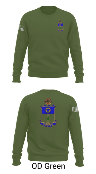 Crew Neck Sweatshirt, C co. 4/21 Nightfighters, , Teamtime, Team time, sublimation, custom sports apparel, team uniforms, spirit wear, spiritwear, sports uniforms, custom shirts, team store, custom team store, fundraiser sports, apparel fundraiser