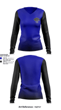 VCS 4283588 Women's Long Sleeve V-neck Shirt - 2